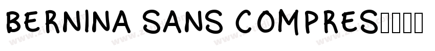 BERNINA SANS COMPRES字体转换